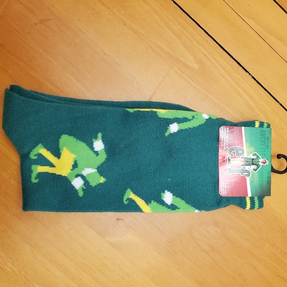 Christmas Disney Mickey Elf Mens Socks Lot of 4 - Picture 5 of 10